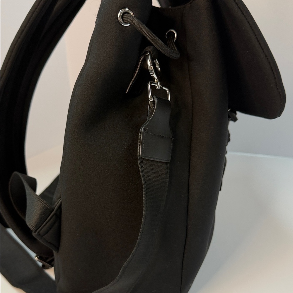 Athleta Black Neoprene Convertible Backpack | Power of She | Travel Gym Bag - Picture 10 of 10